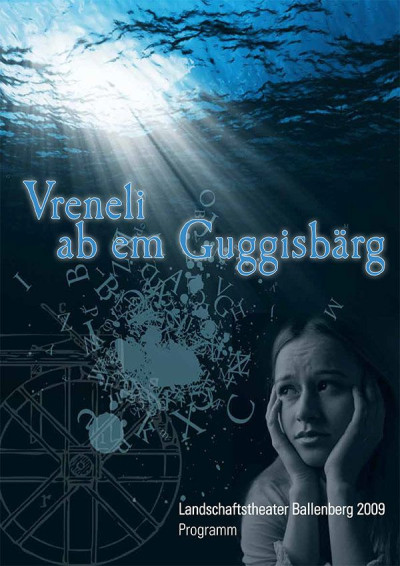Plakat zum Stück Vreneli ab em Guggisbärg