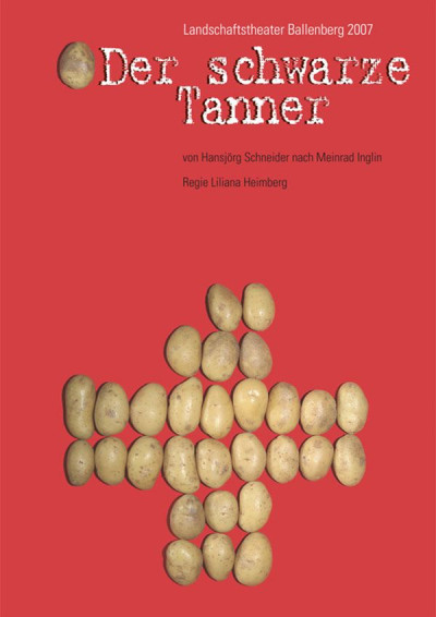 Plakat zum Stück Der schwarze Tanner