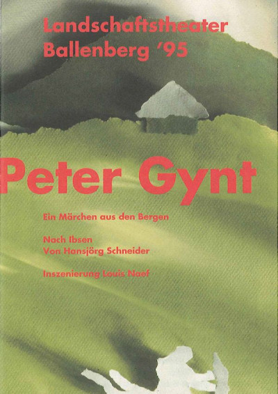 Plakat zum Stück Peter Gynt